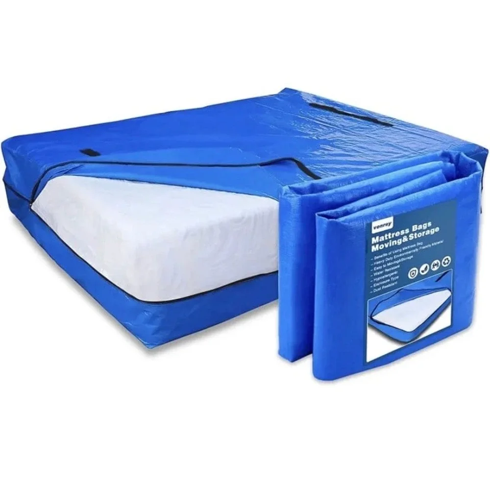 Mattress Bags for Moving and Storage,‎ Queen, Blue